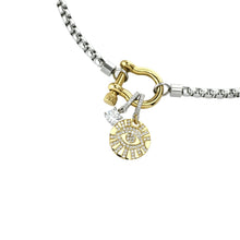 Load image into Gallery viewer, ARTIZAN- HERRADURA CLIP ON EVIL EYE NECKLACE
