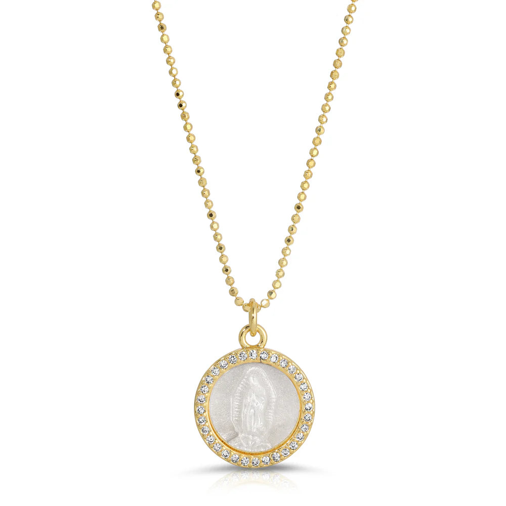 JOY DRAVECKY- PETITE MOTHER MARY NECKLACE