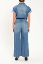 Load image into Gallery viewer, DAZE-STARLET JUMPSUIT SHORT SLEEVE WIDE LEG CROP
