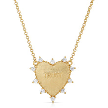 Load image into Gallery viewer, JOY DRAVECKY- HEART OF TRUST GOLD NECKLACE
