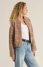 Load image into Gallery viewer, Z SUPPLY-LEX PLAID BOMBER JACKET
