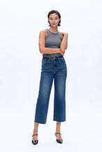 Load image into Gallery viewer, BAYEAS-HIGH RISE WIDE LEG JEANS SURF
