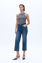 Load image into Gallery viewer, BAYEAS-HIGH RISE WIDE LEG JEANS SURF
