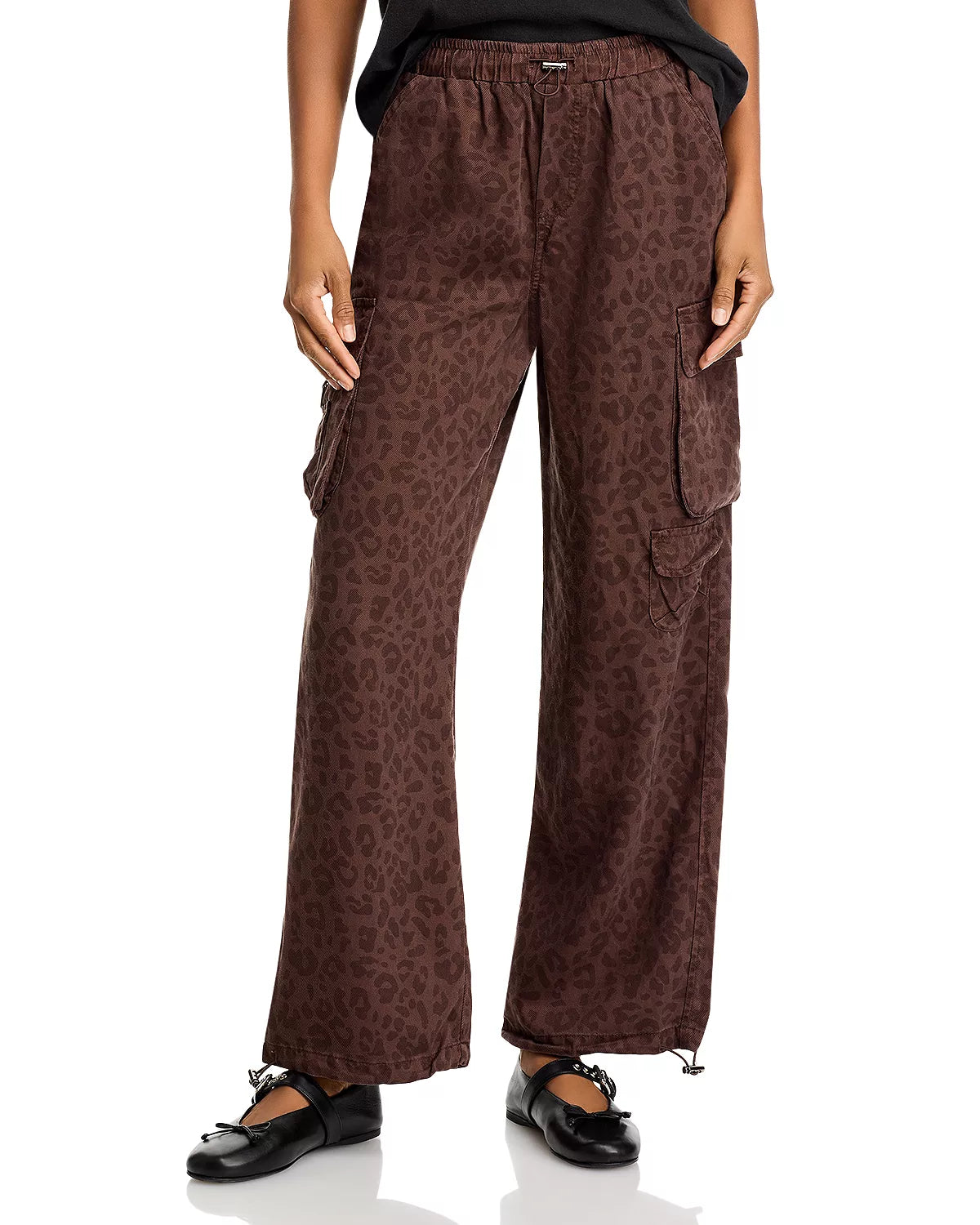 VINTAGE HAVANA-LEOPARD PRINT CARGO PANT