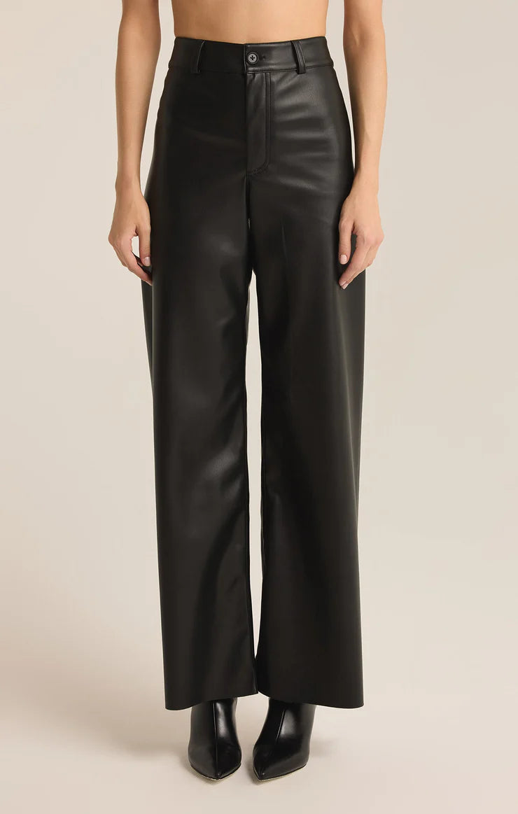 Z SUPPLY- RILYNN FAUX LEATHER PANT