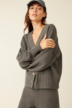 Load image into Gallery viewer, FREE PEOPLE- HAILEE CARDI SET-PEPPERY
