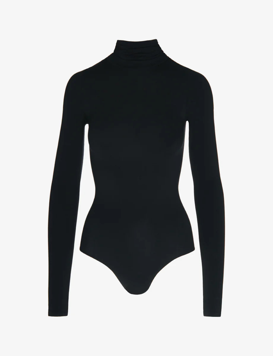 COMMANDO-TURTLENECK BODYSUIT WITH THUMBHOLES