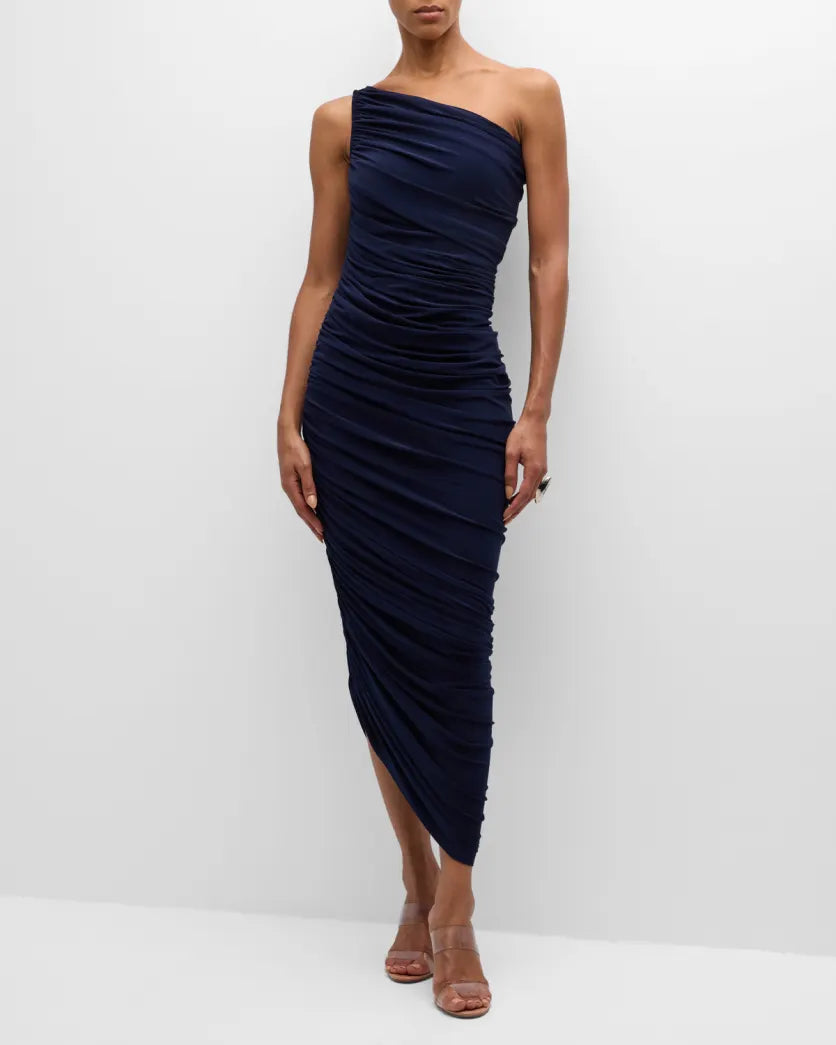 NORMA KAMALI- DIANA GOWN NAVY