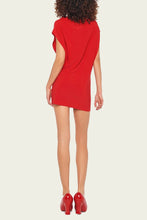 Load image into Gallery viewer, NORMA KAMALI-SLEEVELESS ALL IN ONE MINI DRESS TIGER RED
