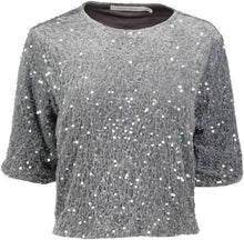 Load image into Gallery viewer, BISHOP + YOUNG- MILEY SEQUIN BOYFRIEND TEE
