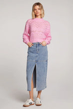 Load image into Gallery viewer, SALT WATER LUXE-LONG SLEEVE SWEATER PINK PARTY
