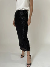 Load image into Gallery viewer, SIX FIFTY-SEQUIN PENCIL SKIRT
