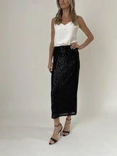 Load image into Gallery viewer, SIX FIFTY-SEQUIN PENCIL SKIRT
