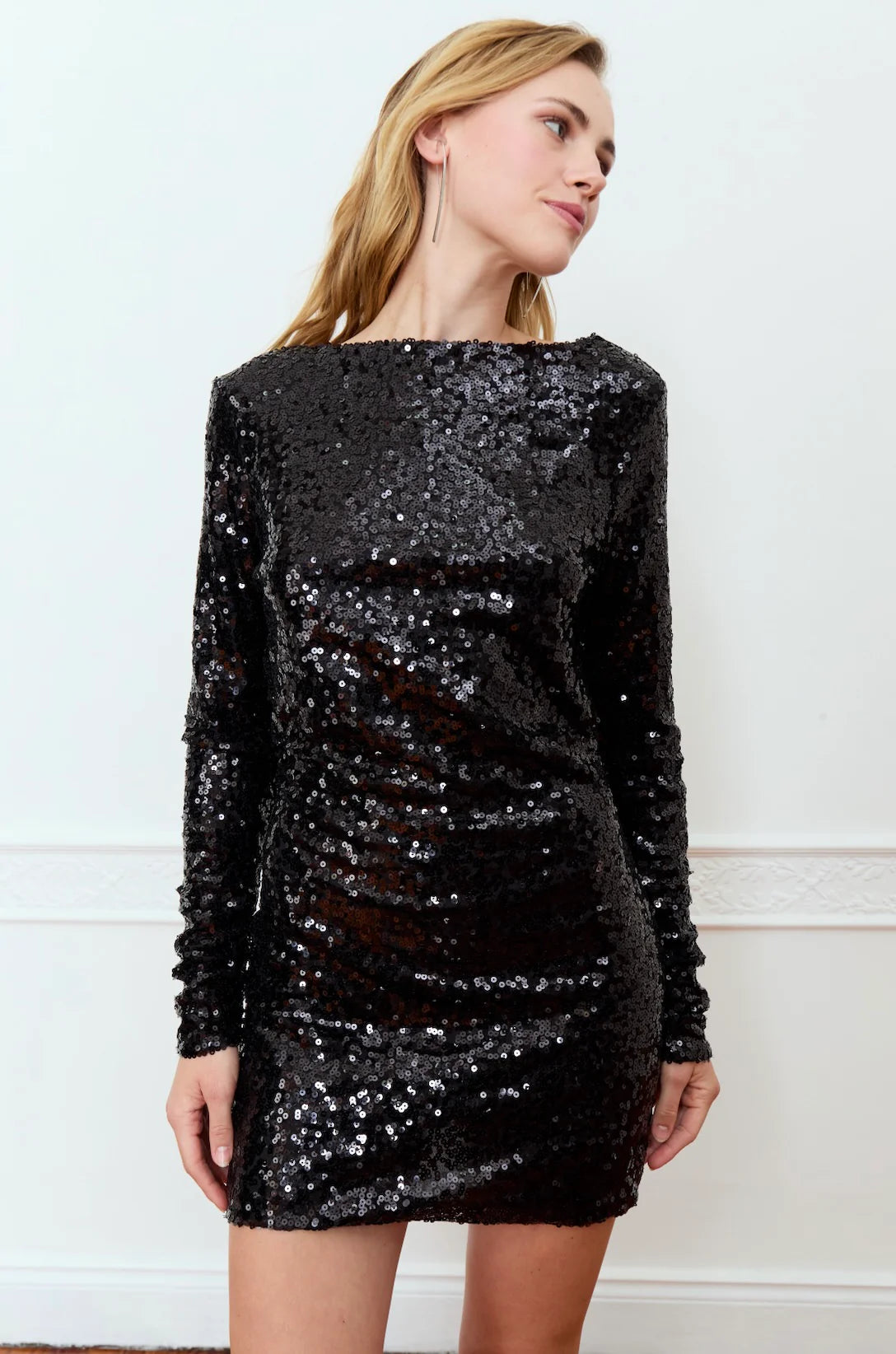 DELUC-OLEA SEQUIN DRESS