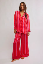 Load image into Gallery viewer, FREE PEOPLE- DREAMY DAYS PAJAMA SET BERRY COMBO
