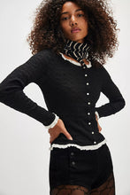 Load image into Gallery viewer, FREE PEOPLE-BLACKBIRD CARDI IN BLACK
