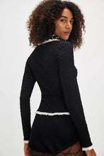 Load image into Gallery viewer, FREE PEOPLE-BLACKBIRD CARDI IN BLACK
