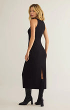 Load image into Gallery viewer, Z SUPPLY-ADISON MIDI DRESS BLACK
