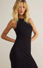 Load image into Gallery viewer, Z SUPPLY-ADISON MIDI DRESS BLACK
