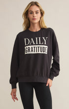 Load image into Gallery viewer, Z SUPPLY- DAILY GRATITUDE SWEATSHIRT
