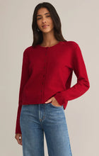 Load image into Gallery viewer, Z SUPPLY-OUTLOOK CARDIGAN HAUTE RED
