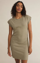 Load image into Gallery viewer, Z SUPPLY-CAMINO MINI DRESS DUSTY PALM
