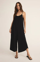 Load image into Gallery viewer, Z SUPPLY-TEXTURED FLARED JUMPSUIT BLACK
