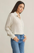 Load image into Gallery viewer, Z SUPPLY-DEL MAR STRIPED SHIRT NATURAL
