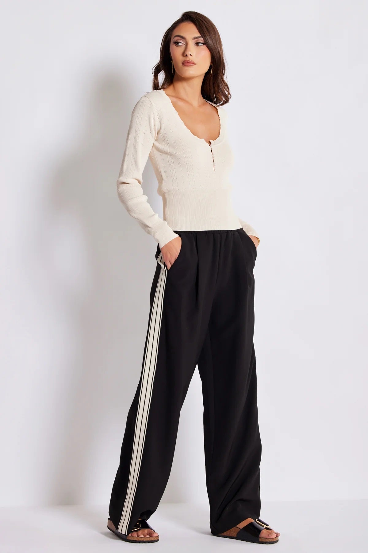 BISHOP + YOUNG-FORD PULL ON PANT BLACK