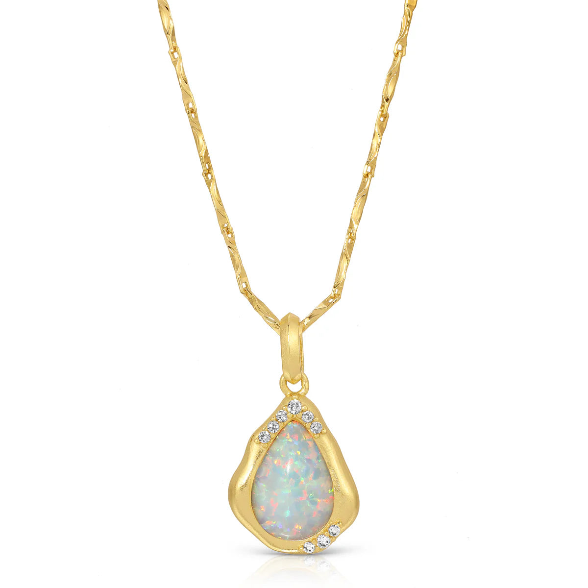 JOY DRAVECKY- LUSTER OPAL NECKLACE