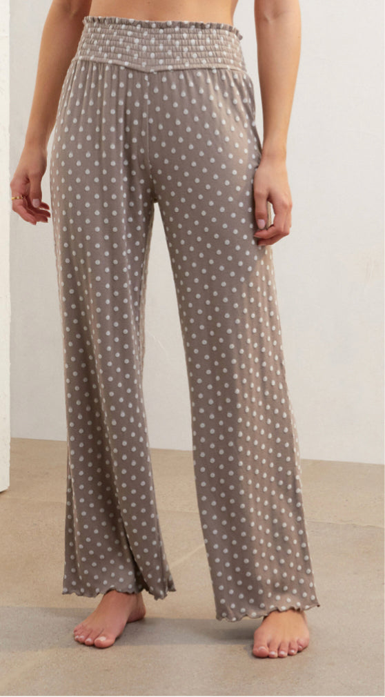 Z Supply women's Nova Jacquard leopard flare pants XS NEW